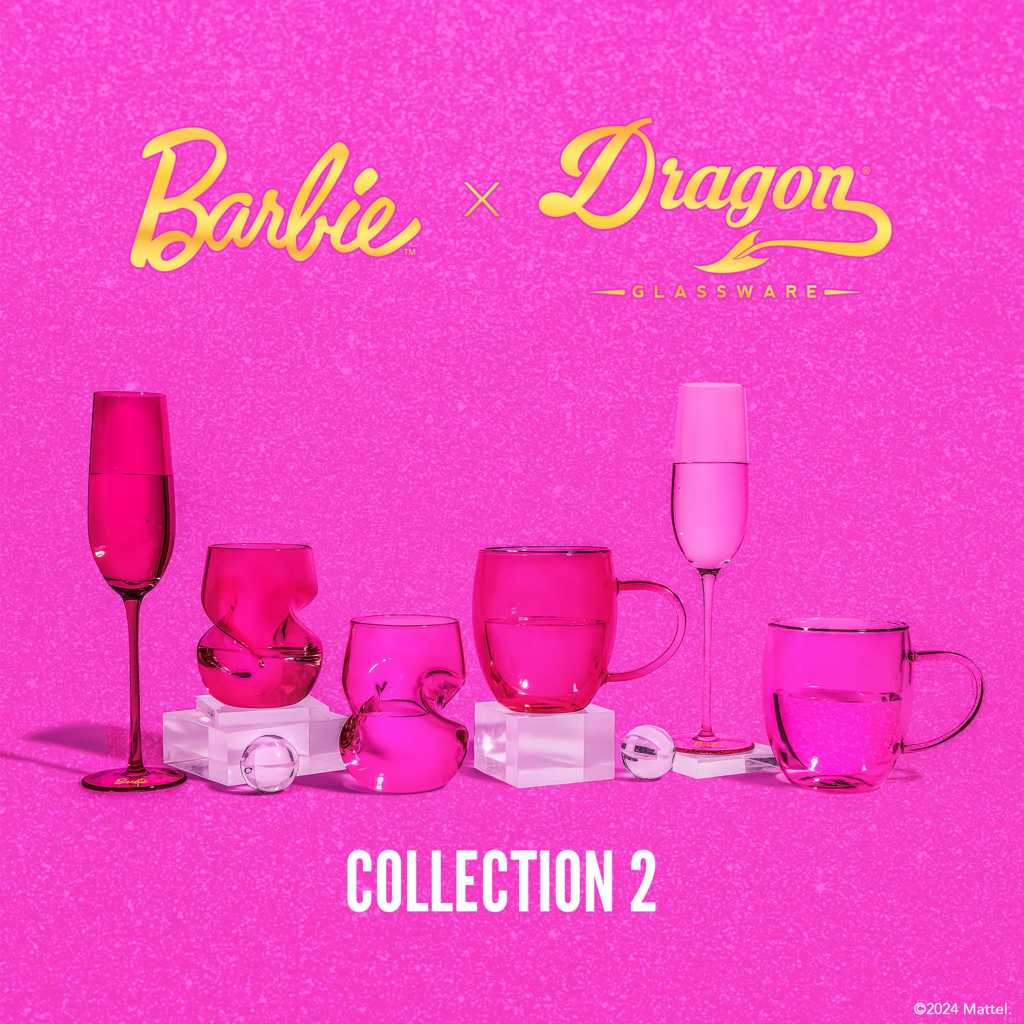 Dragon Glassware Barbie lead-free crystal for daily use and easy cleaning