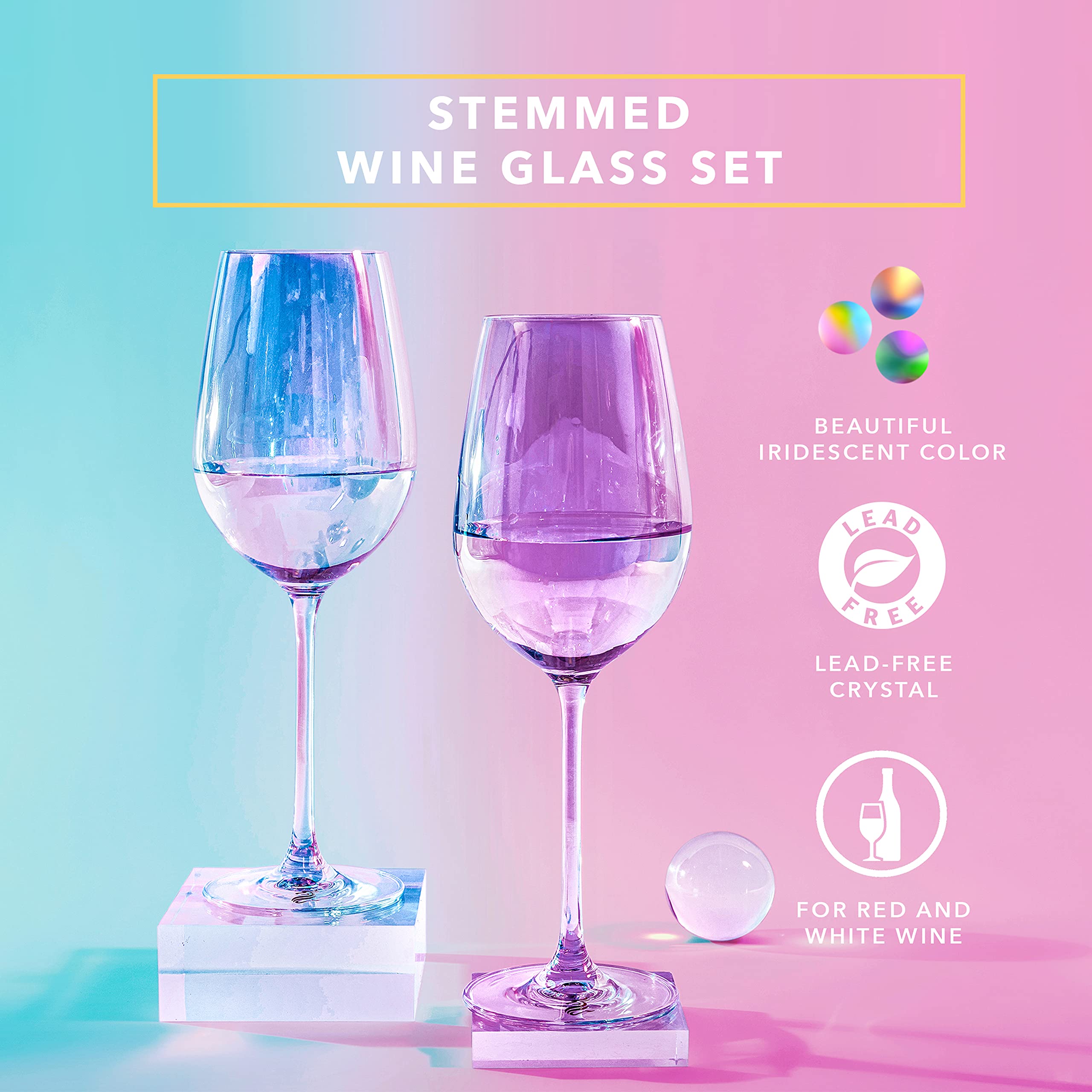 Dragon Glassware crystal wine glasses set of 2 exudes elegance for weddings.