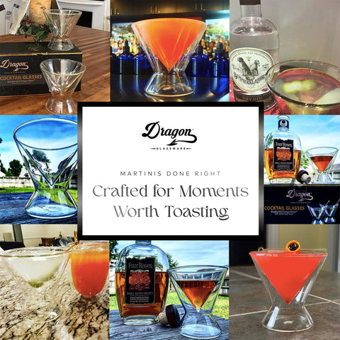 Dragon Glassware durable daily-use glasses elevate any home bar.