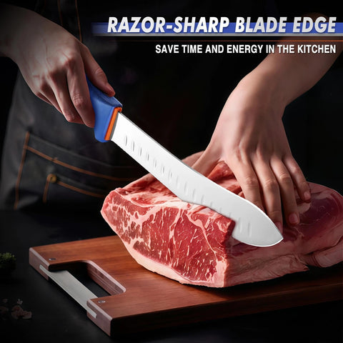 Dragon Riot 10in butcher knife ideal for carving and slicing.