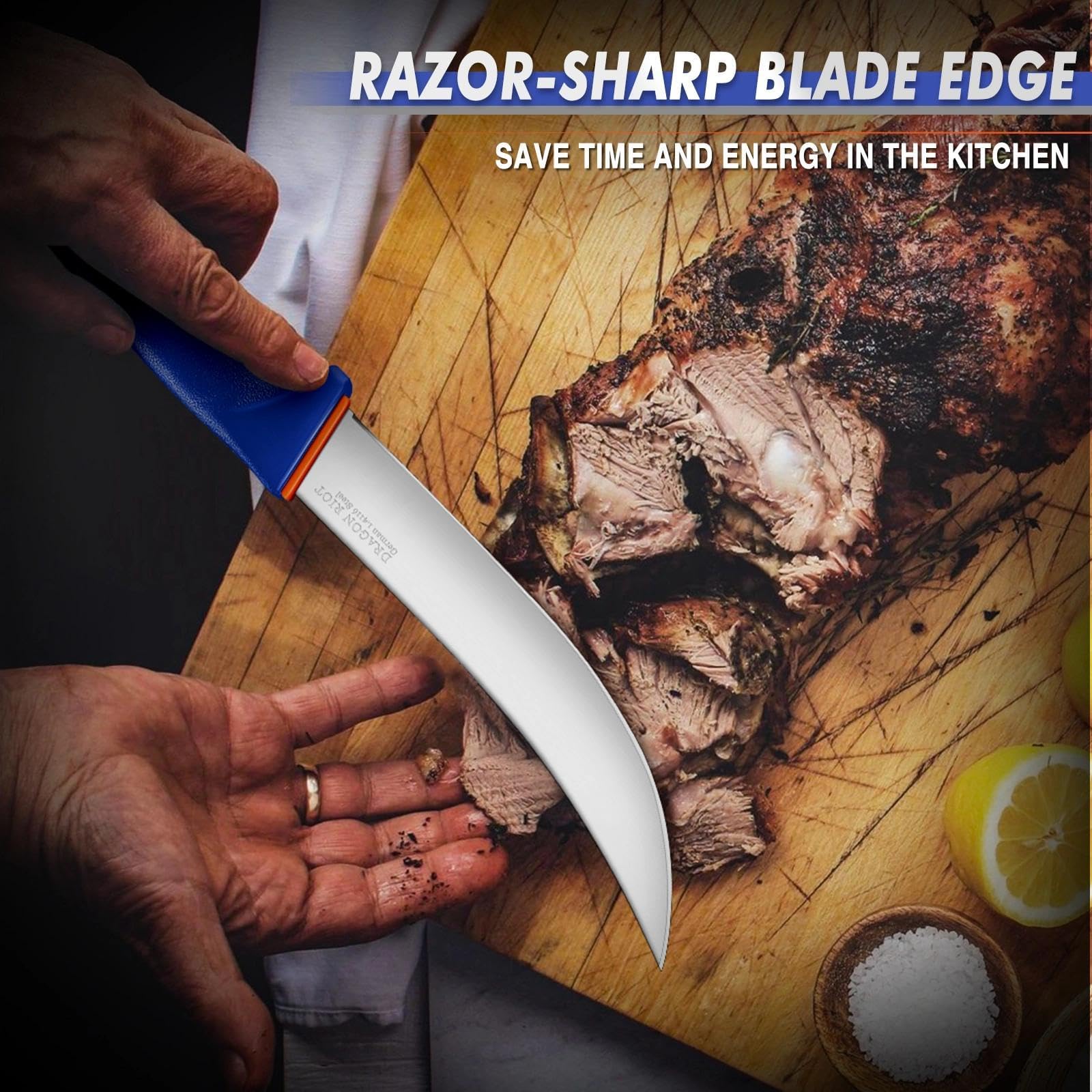 DRAGON RIOT knives use German stainless steel for rust resistance and durability