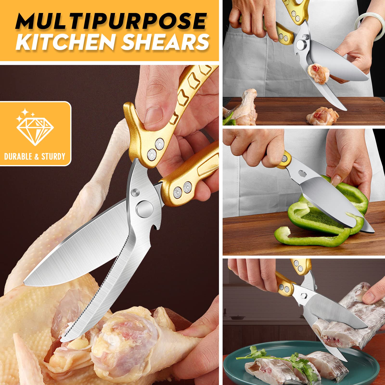 Dragon Riot poultry shears lock for safe storage.