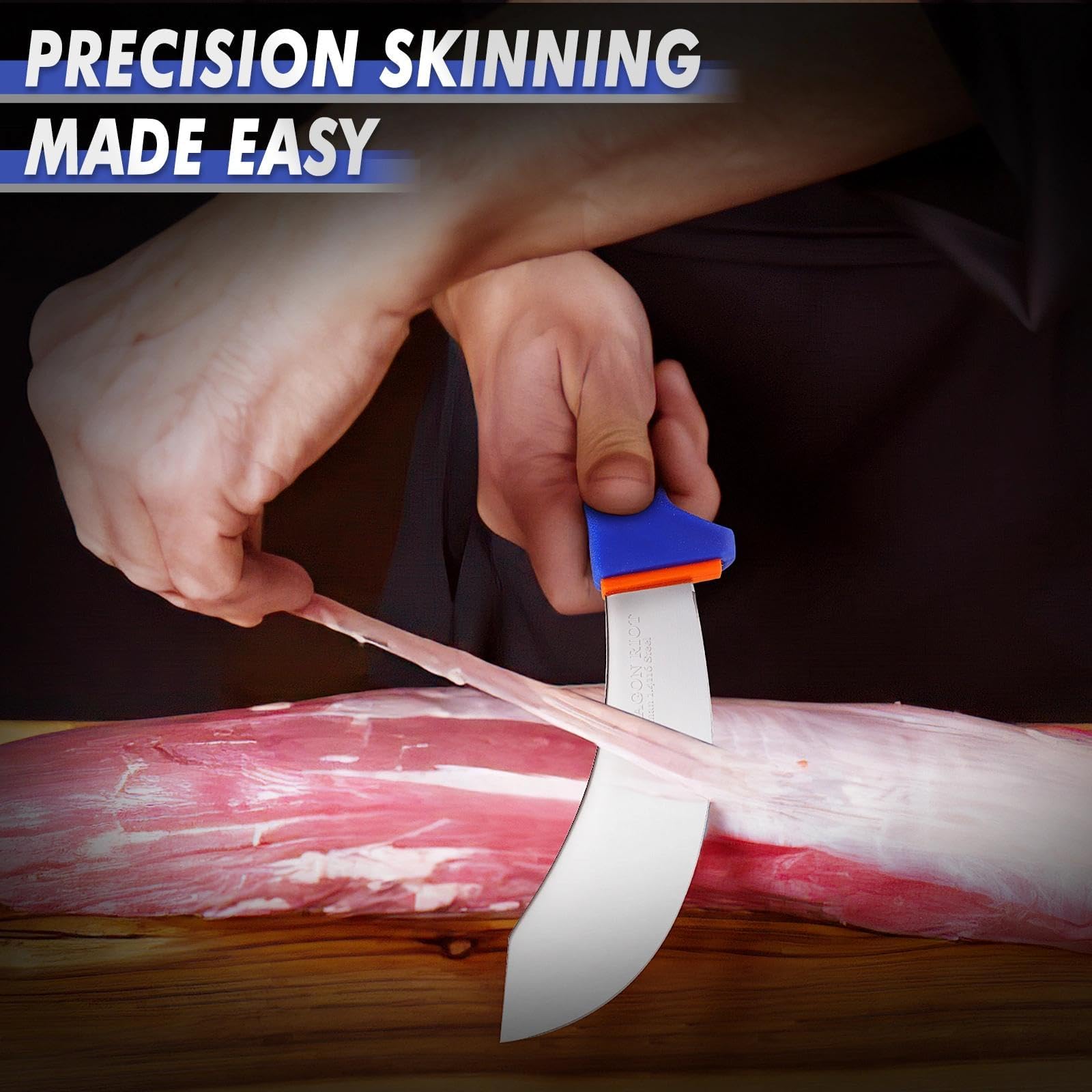 Stain-resistant finish and easy-wash care keeps blades performing longer
