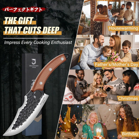 Dragon Riot Viking Knife gift-ready presentation for gifting