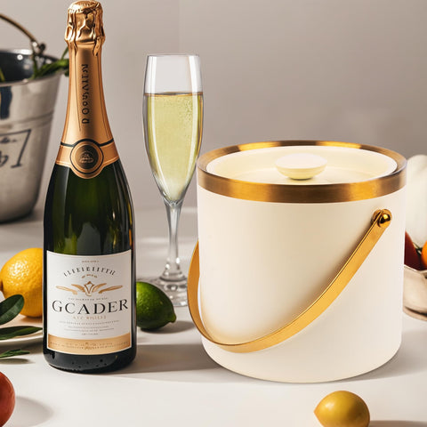 DRAMNYO stylish bar cart ice bucket enhances any cocktail setup