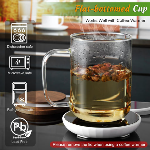 DRASTAR mug with acacia lid highlights natural wood and spill prevention.