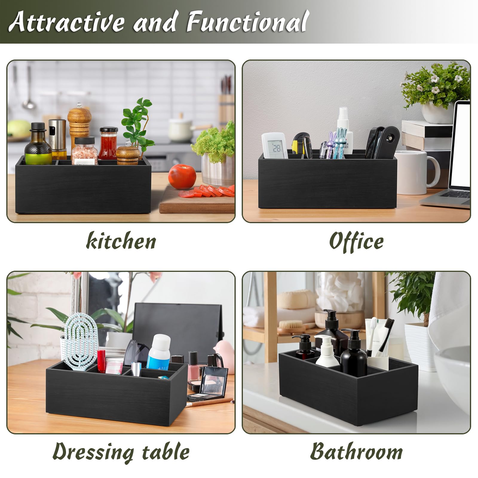 DRASTAR compact kitchen organizer saves counter space during events.