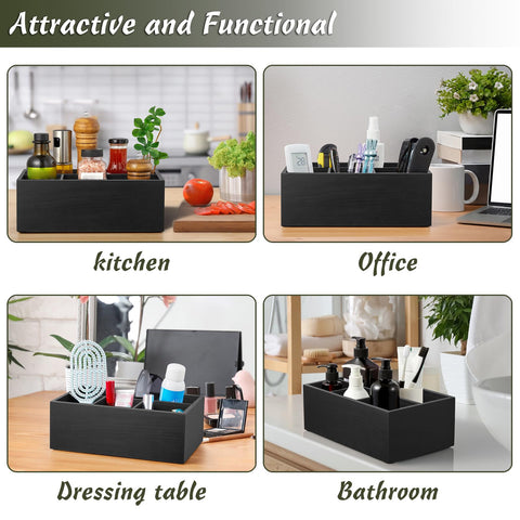 DRASTAR compact kitchen organizer saves counter space during events.