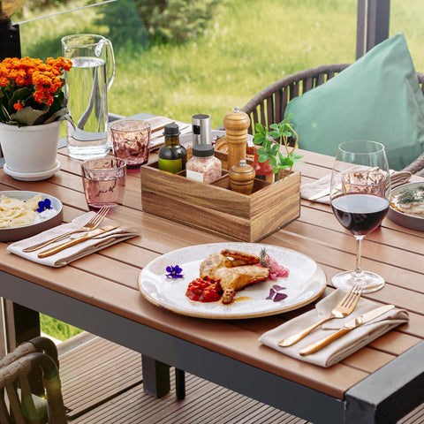 DRASTAR hostess gift-ready caddy complements any table setting