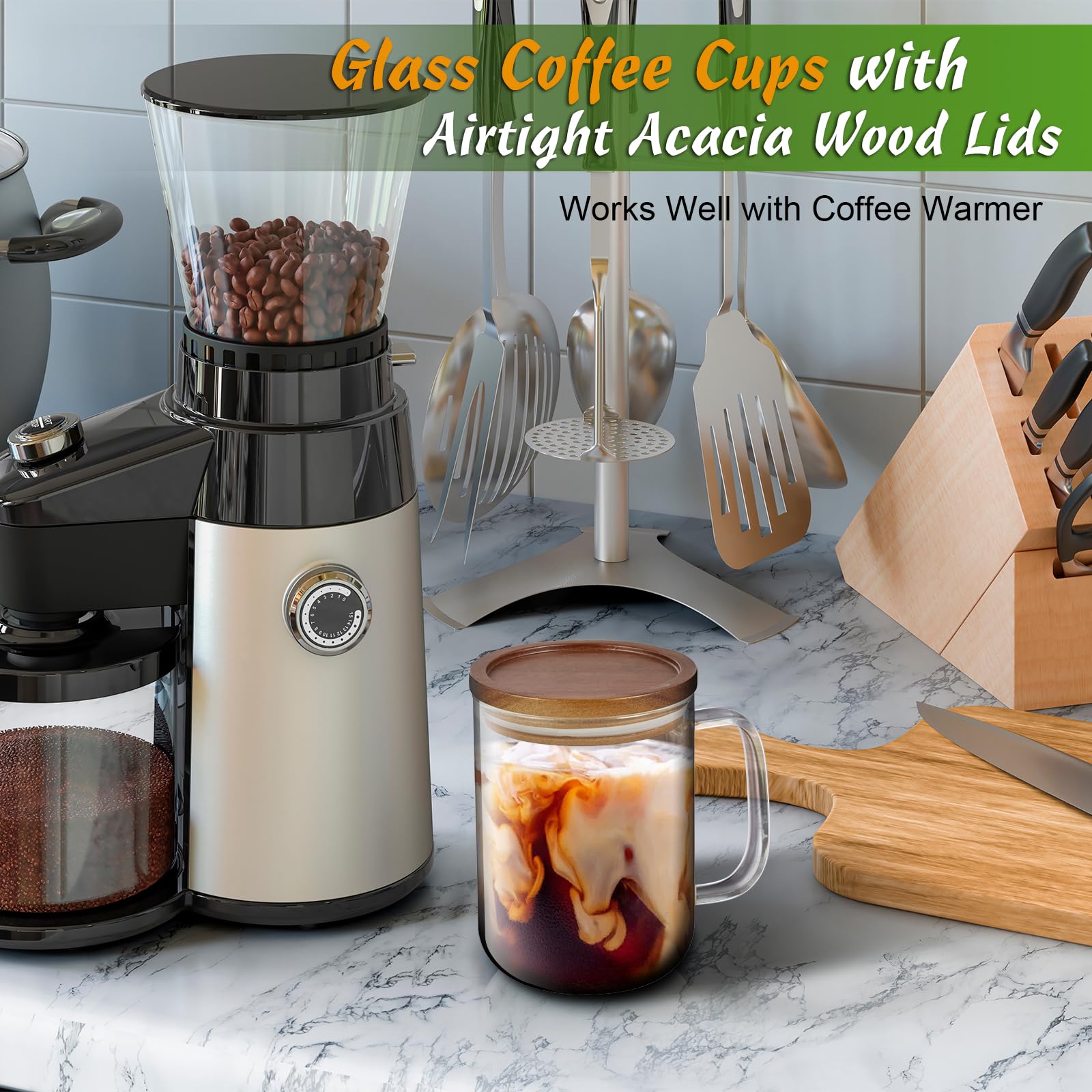 DRASTAR mug set of 2 offers versatile options for lattes, tea, or cocoa.