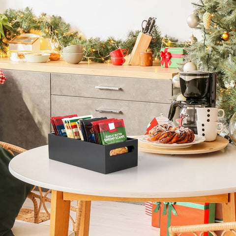 DRASTAR multi-use bin keeps shelves neat and accessible