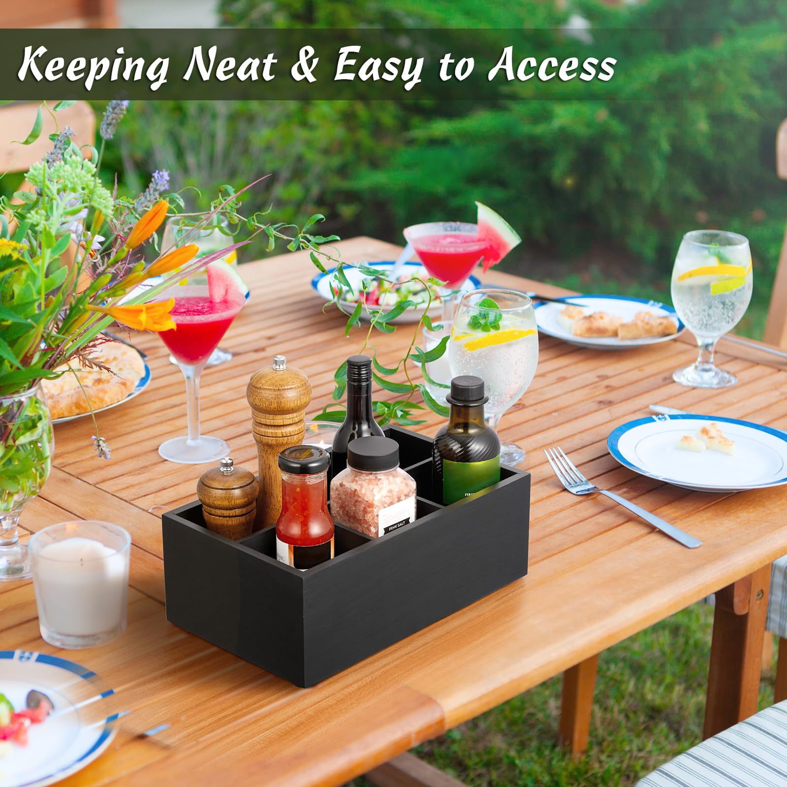 DRASTAR party countertop setup helps serve guests efficiently at gatherings.