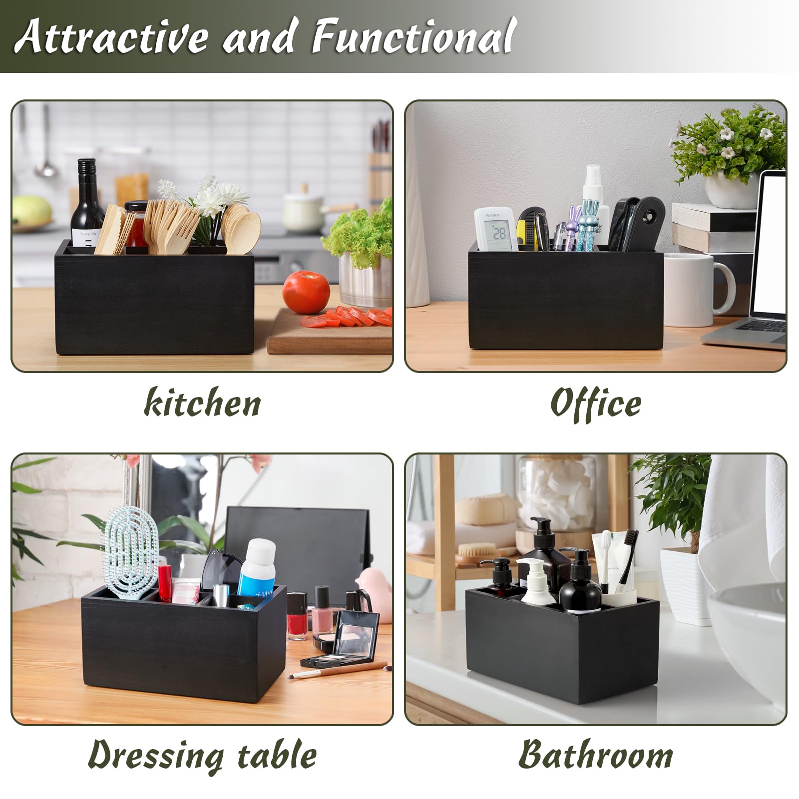 DRASTAR plastic silverware caddy for party use, perfect for organizing flatware and napkins.