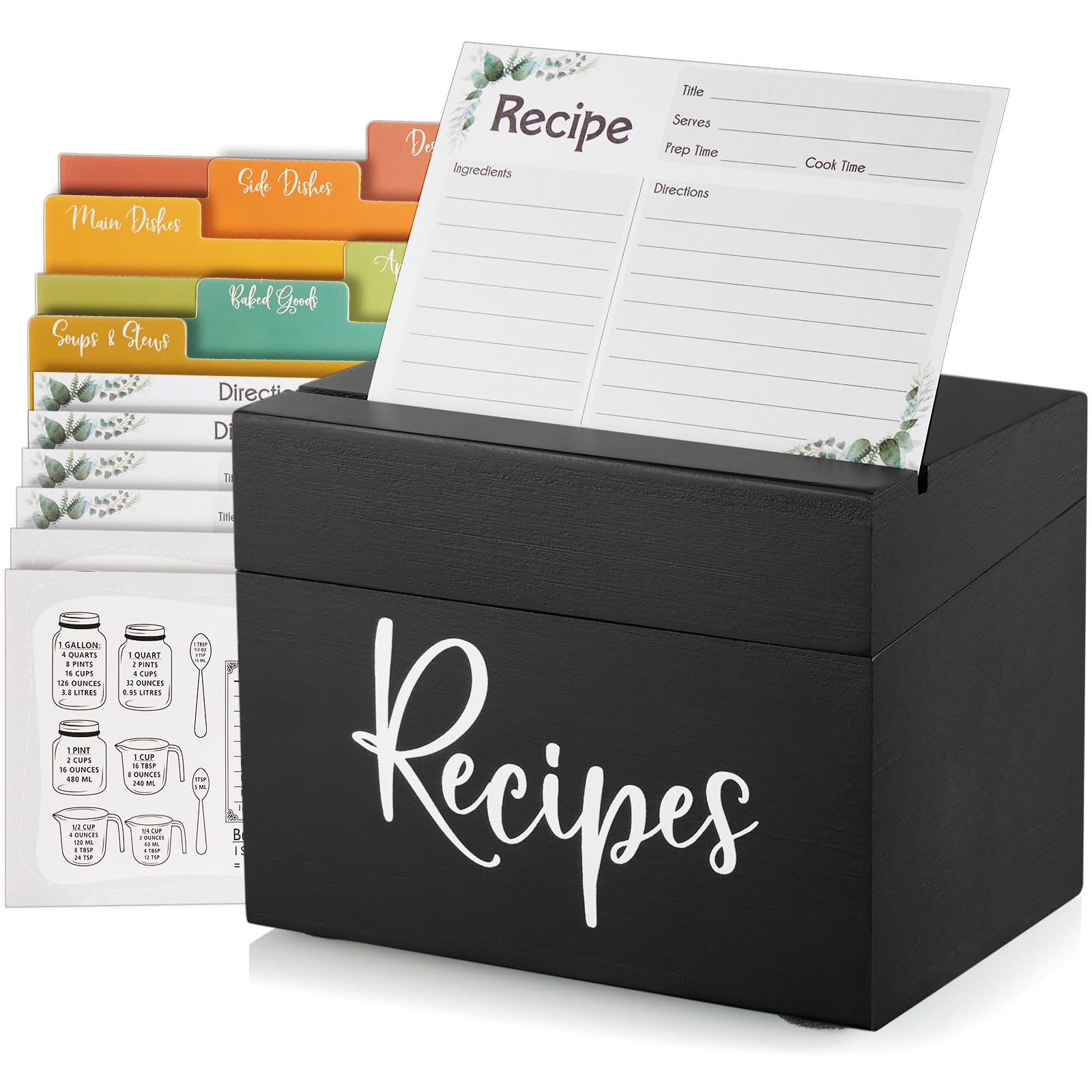 DRASTAR recipe box lid groove for quick cooking reference at a glance.