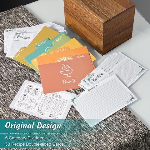 DRASTAR recipe box shown as a gift-ready keepsake for cooking lovers