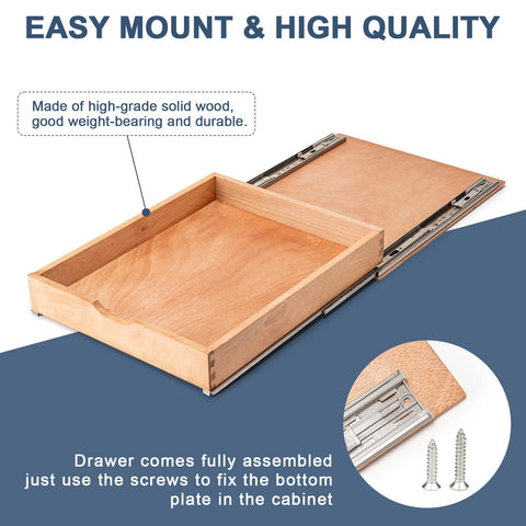 Draworia versatile storage shown in kitchen and bathroom applications.