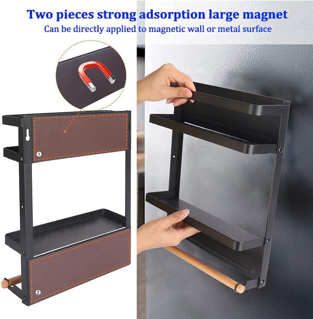 Dr.BeTree removable wood rod adds versatile hanging for towels and cloths.