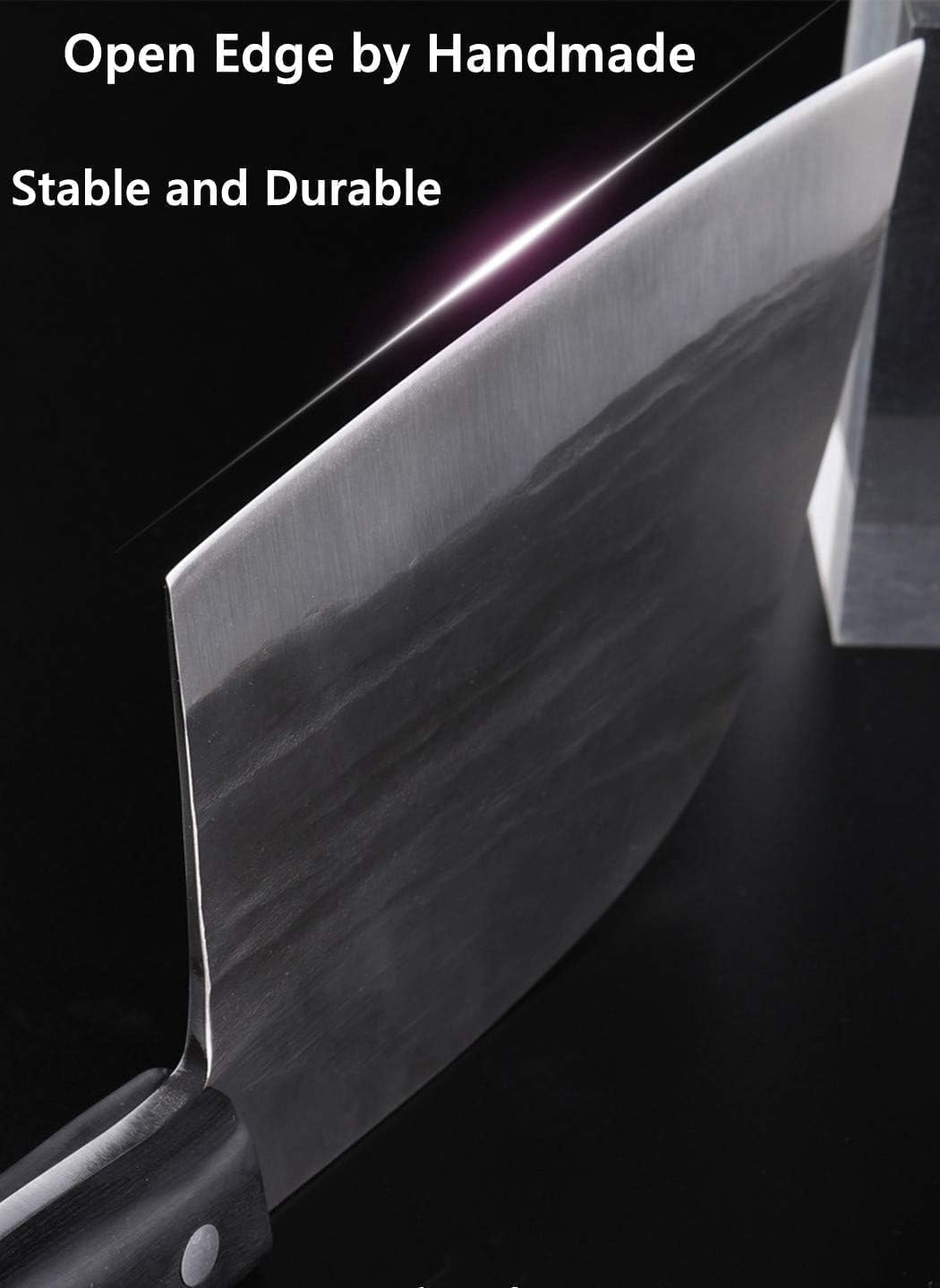 Dream Reach Almasi knife cutting meat demonstration shows powerful performance