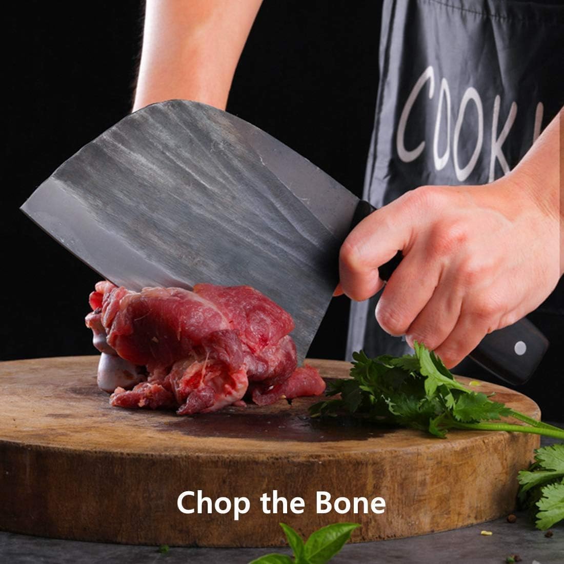 Dream Reach Almasi knife on board with prep setup