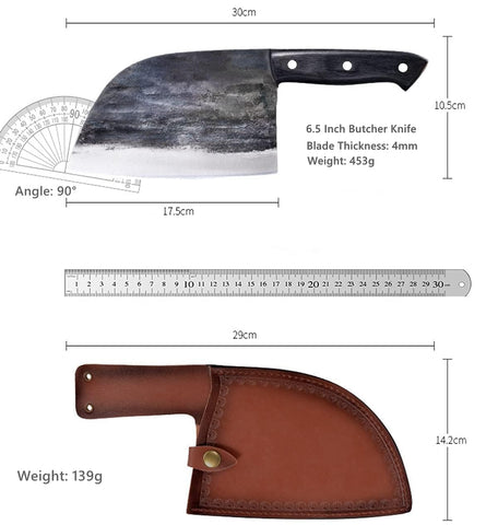 Dream Reach Almasi knife wooden handle, ergonomic grip for comfortable use