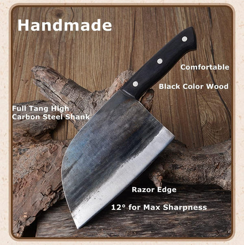 Dream Reach Almasi leather sheath seen with blade protection during outdoor carry