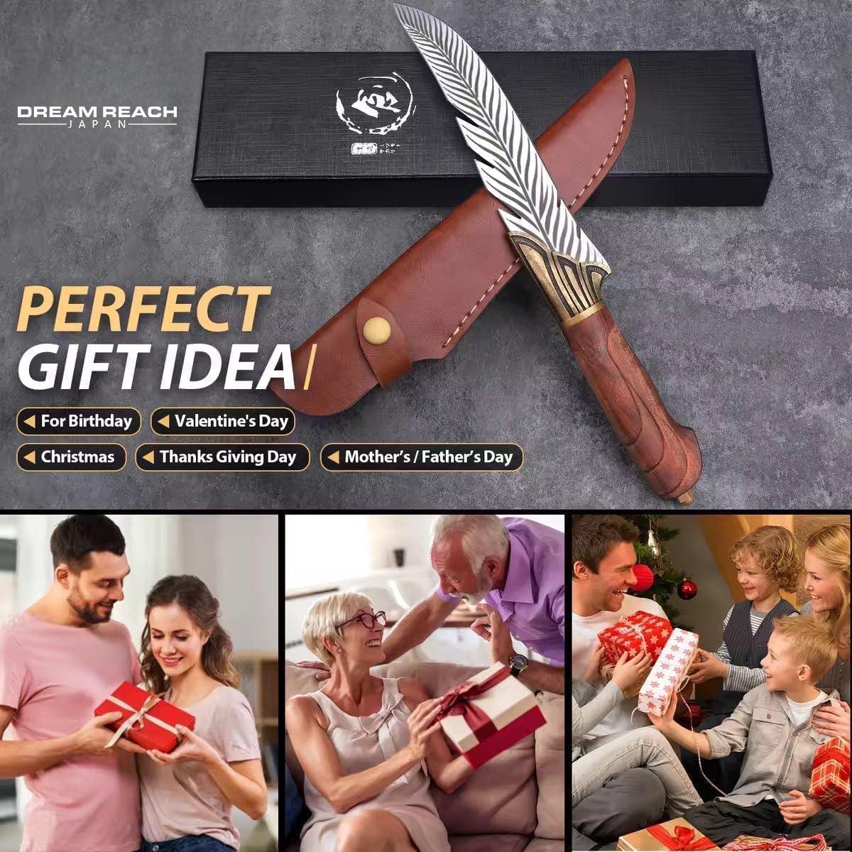 Dream Reach Feather Knife for fish filleting with nimble control