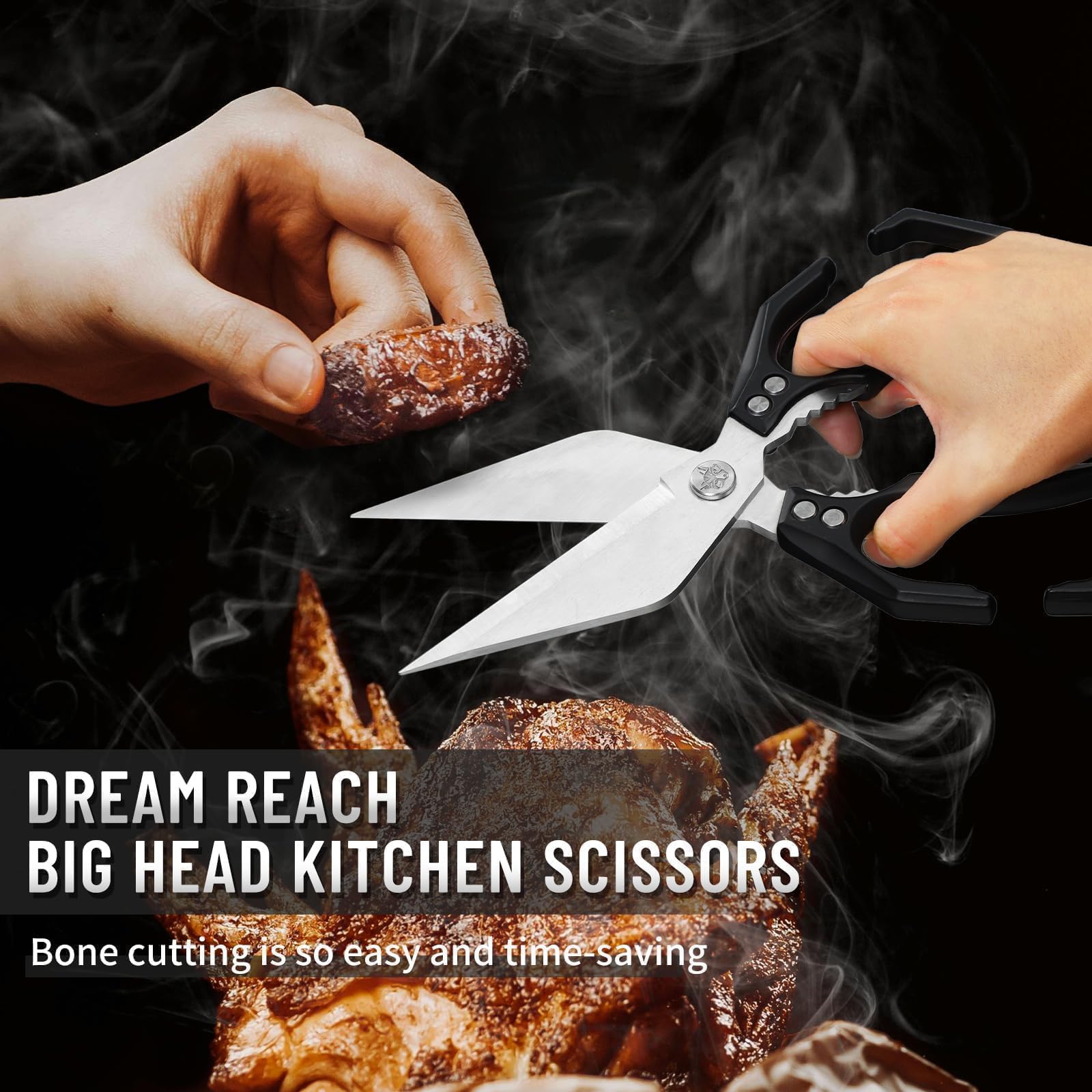 Dream Reach Japanese high carbon steel blades for precise meat and seafood cuts