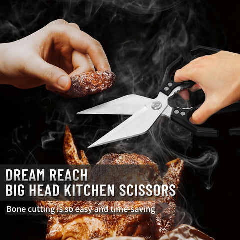 Dream Reach Japanese high carbon steel blades for precise meat and seafood cuts