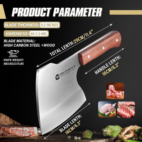 Dream Reach cleaver used on camping trip and outdoor cooking