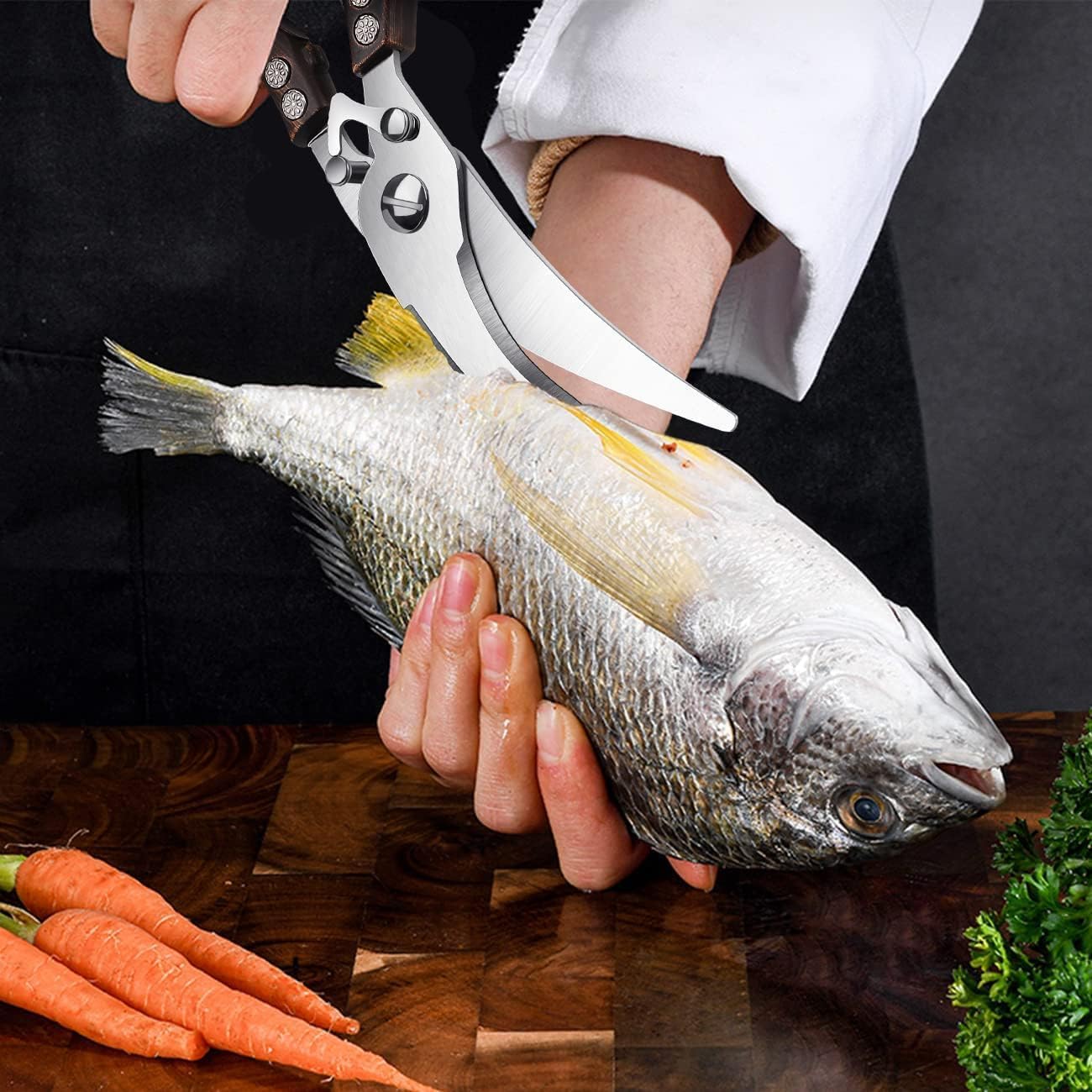 Dream Reach poultry shears multipurpose kitchen scissors for various tasks.