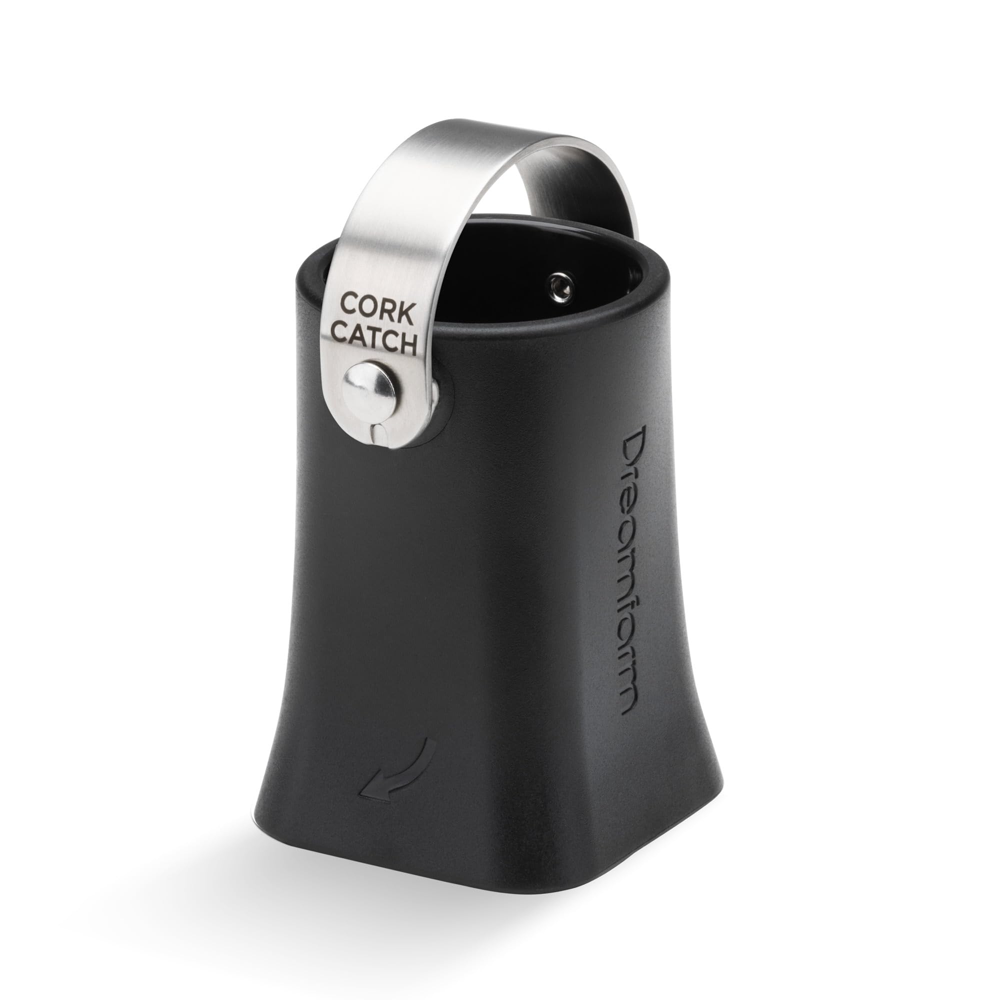 Dreamfarm Champop bottle opener catching the cork safely after twisting