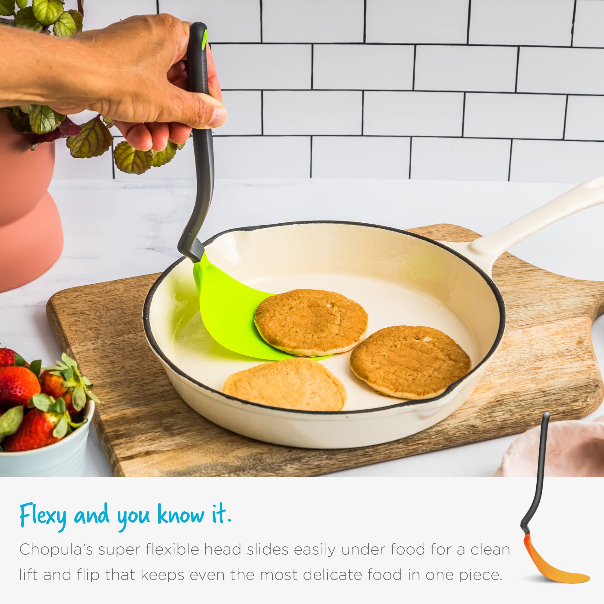 Dreamfarm Chopula nylon head safe for non-stick cookware