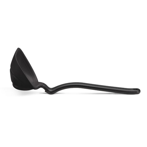 Dreamfarm Fladle collapsible head enables compact storage and easy scooping.