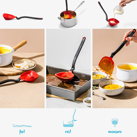 Dreamfarm Fladle large-capacity head fits generous scoops.