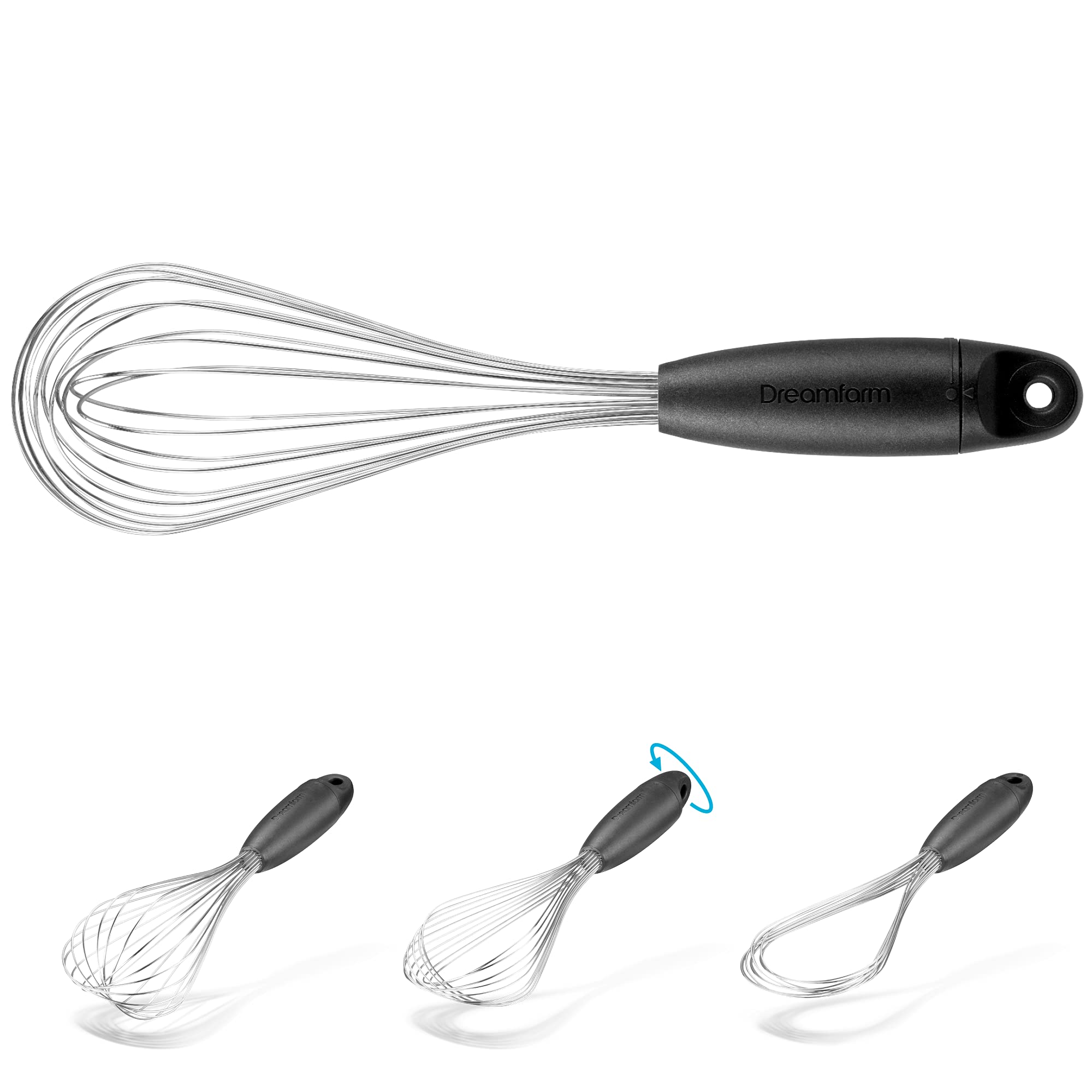Dreamfarm Flisk ergonomic handle close-up for comfortable grip