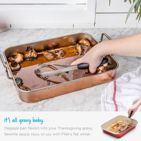 Dreamfarm Flisk remains tangle-free with other utensils in drawer