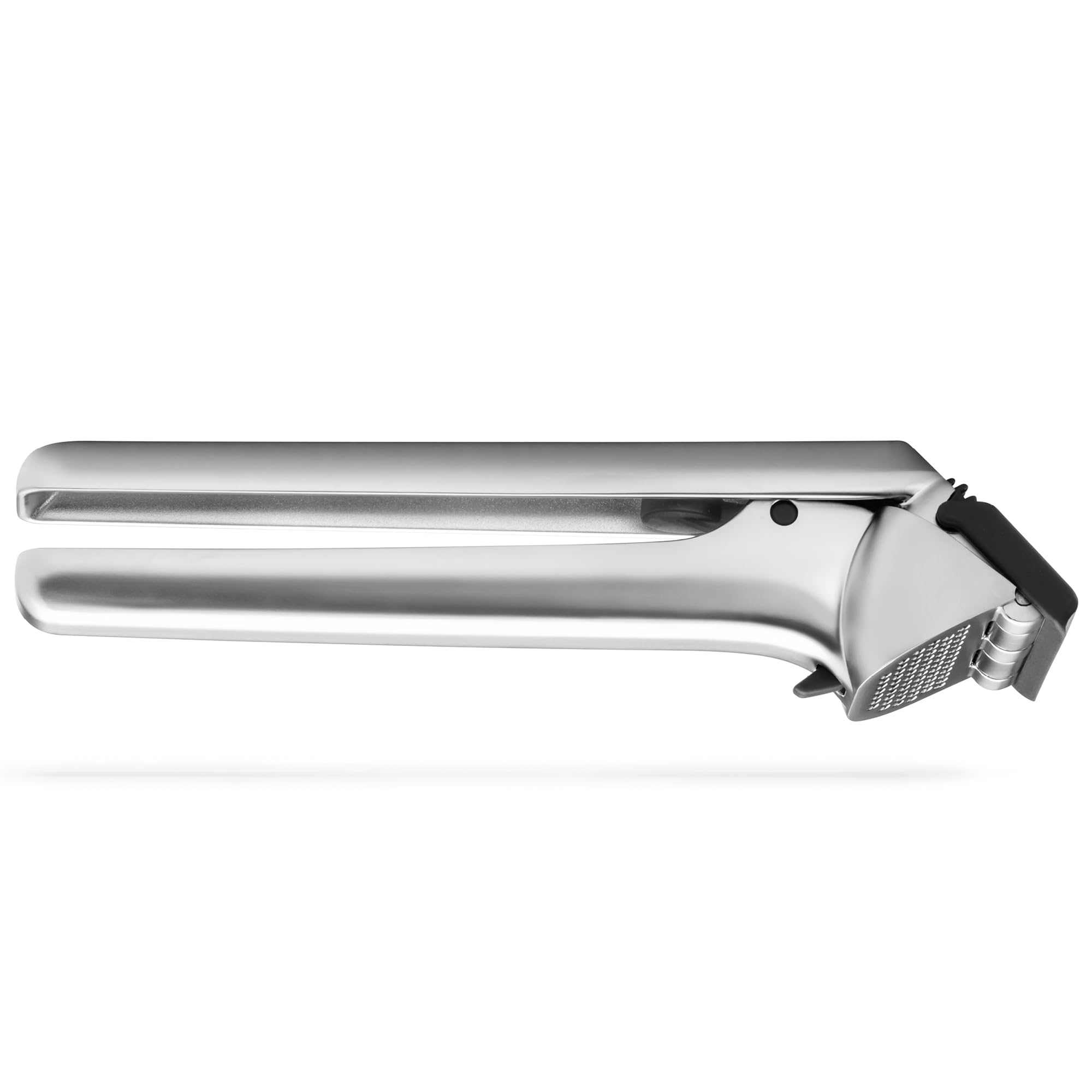 Dreamfarm Garject top view highlighting compact design for quick garlic prep.