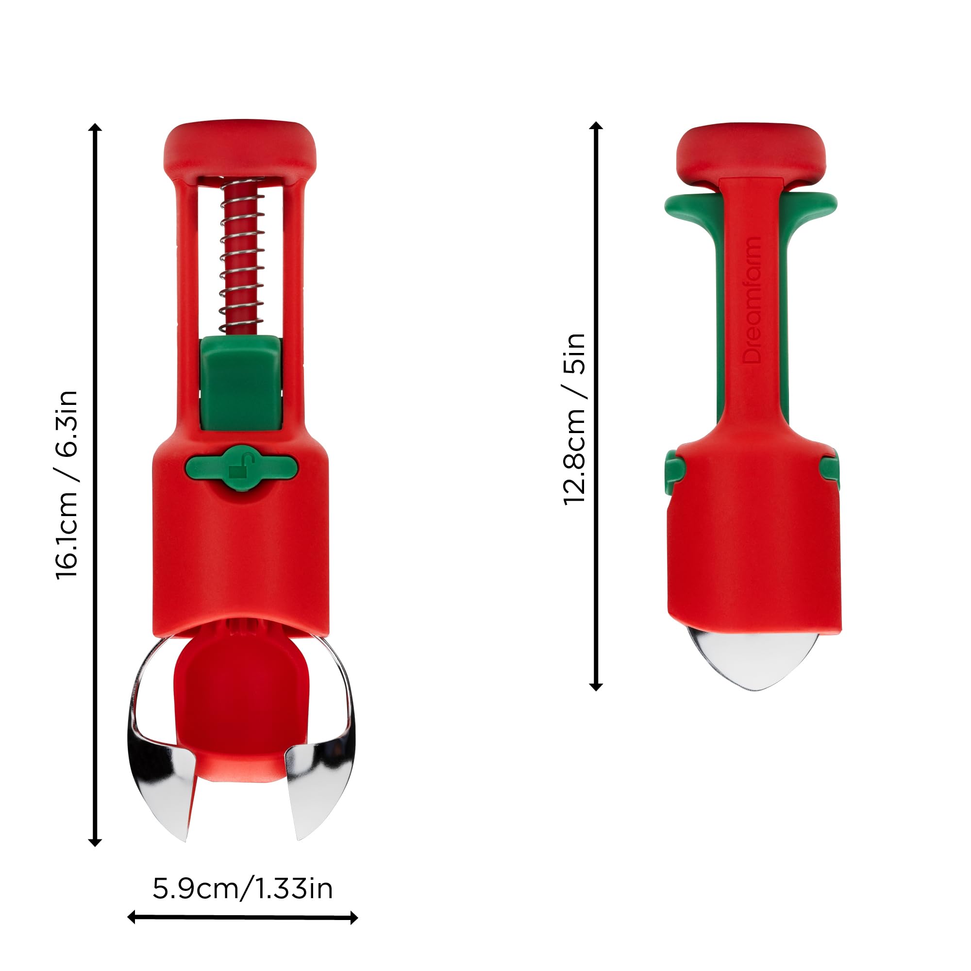 Dreamfarm Hullapit tomato huller removes cores cleanly with minimal waste.