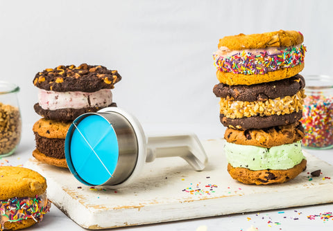 Dreamfarm Icepo compact tool for quick frozen treats on the go.