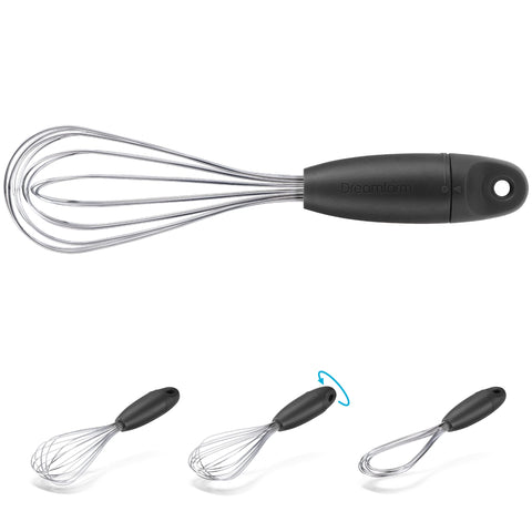 Dreamfarm Mini Flisk flat deglazing whisk makes pan sauces easier.