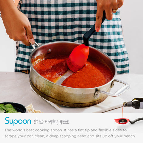 Dreamfarm Mini Supoon teaspoon-size design for jars and small containers.