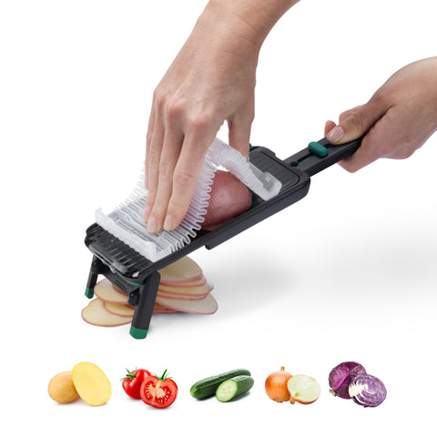 Dreamfarm Nocutu compact storage keeps the blade safely tucked away.
