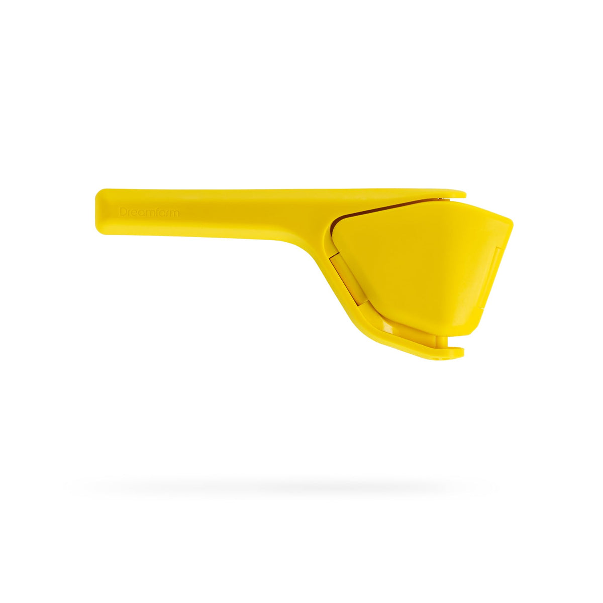 Dreamfarm Original Lemon Fluicer fold-flat juicer saves space in the kitchen.