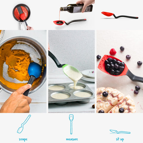 Dreamfarm Supoon is safe on non-stick cookware to protect coatings.