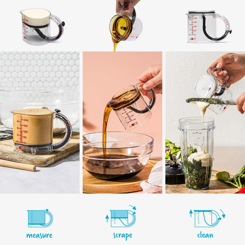 Dreamfarm Upcup embossed measurements providing durable readability