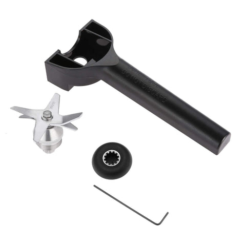 DRELD blender blade assembly kit with replacement blades for simple, clean mixing.