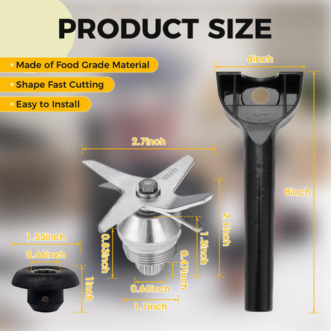 DRELD wrench for fast blade removal during blade replacement.