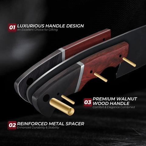 DRGSKL dual-tech black shield coating resists wear and keeps its finish.