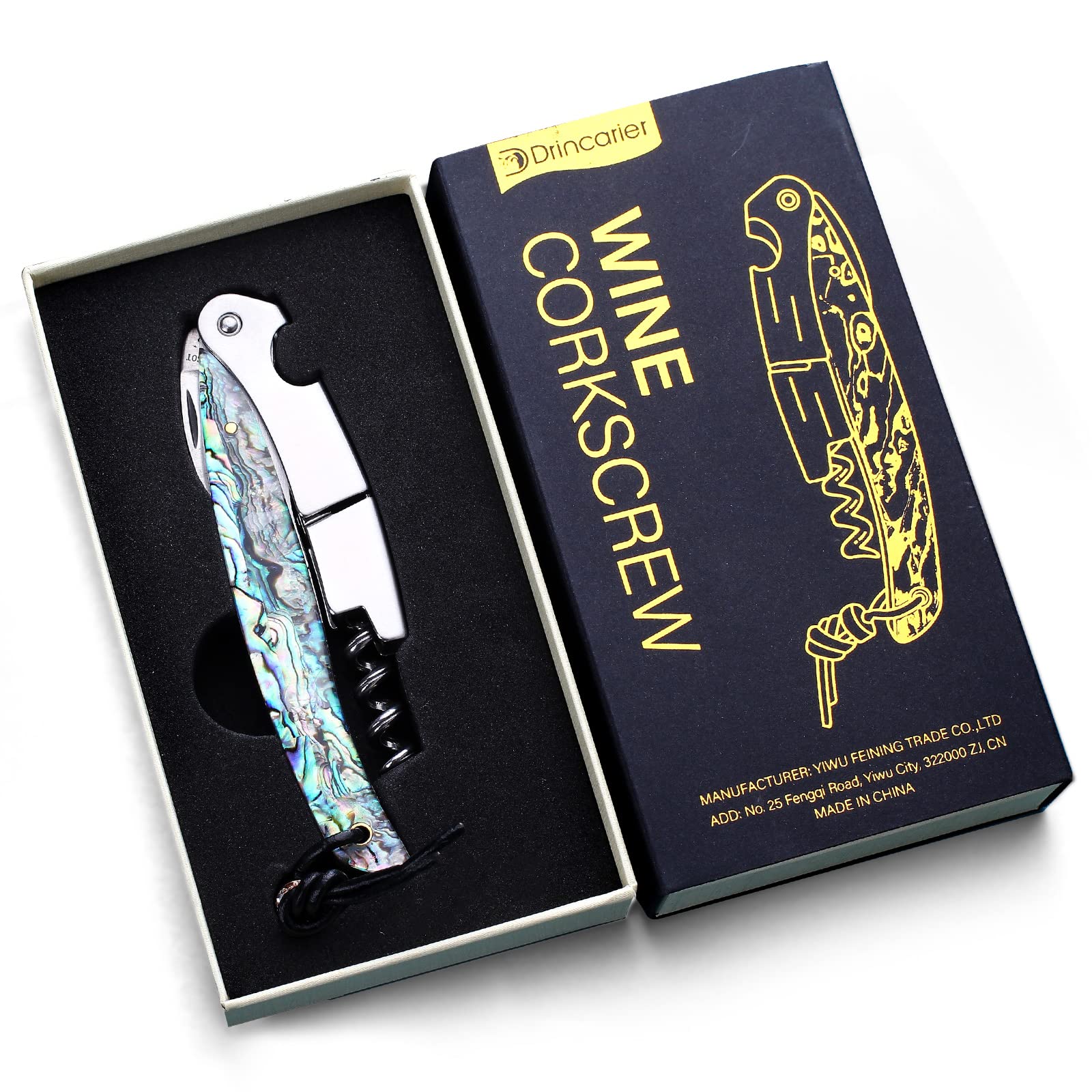 Drincarier 3-in-1 wine key, ready for quick bottle opening and simplified kitchen use.