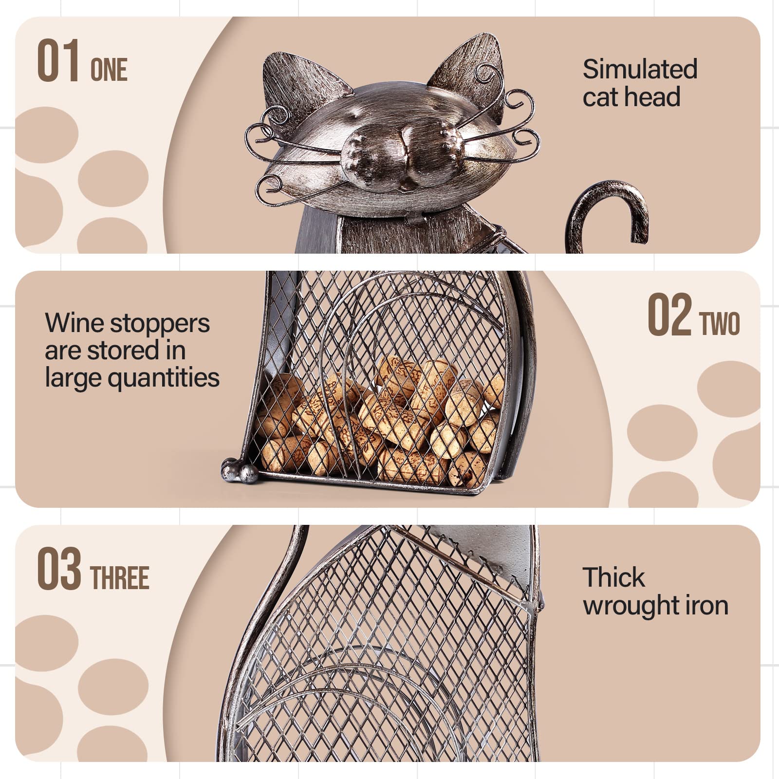 Drincarier multi-use decor can hold coins or chocolates.